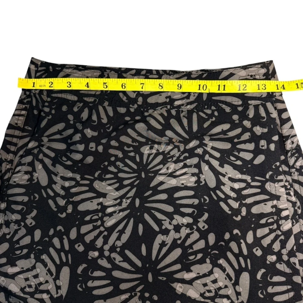 RipSkirt Hawaii Adjustable Floral Wrap Skirt Sz XS Length 2 Beach Gray Quick Dry